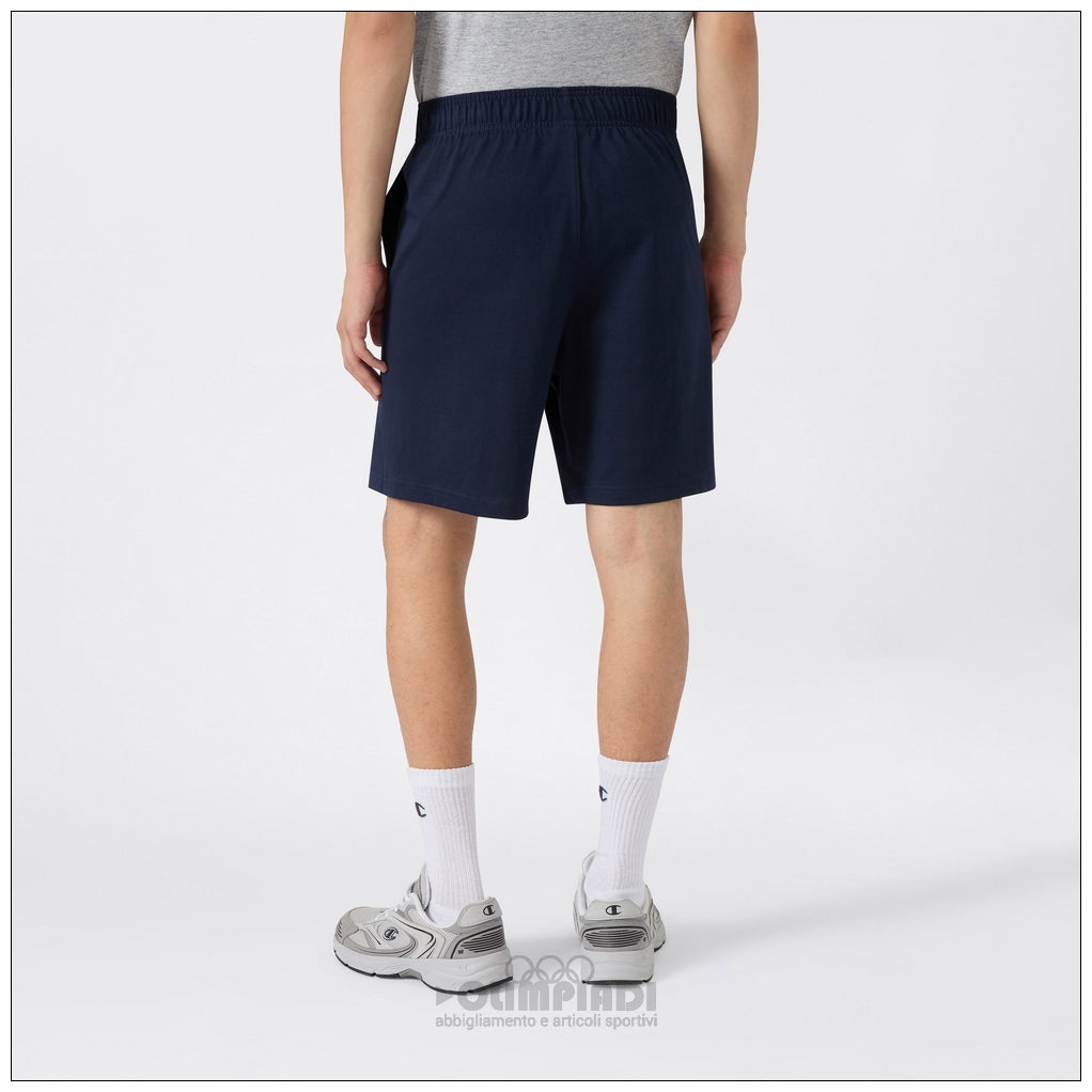 Pantaloncini Bermuda Uomo Champion - 221806 Blu Navy | French Terry