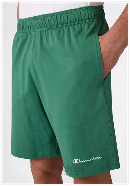 Pantaloncini Bermuda Uomo Champion - 221806 Verde | French Terry