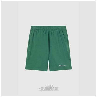 Pantaloncini Bermuda Uomo Champion - 221806 Verde | French Terry