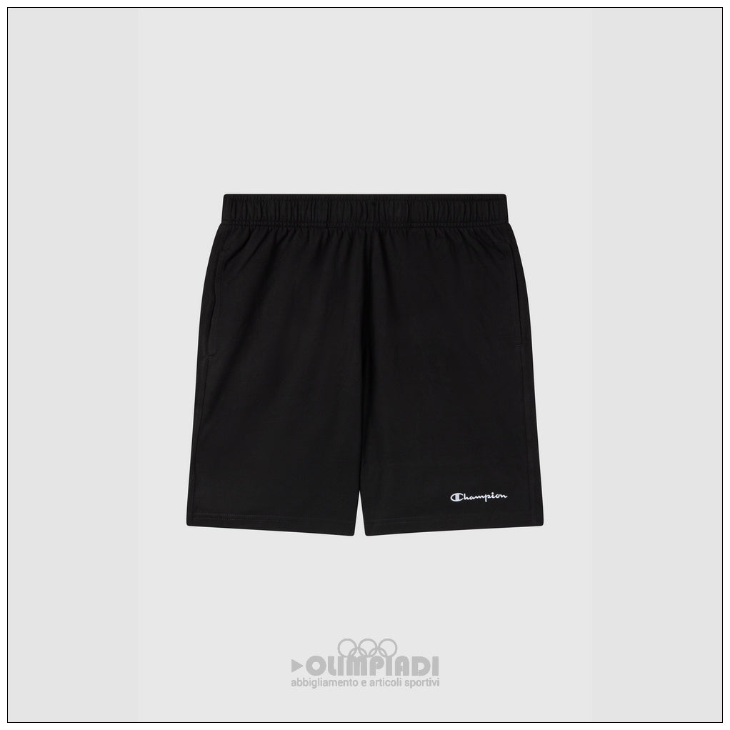 Pantaloncini Bermuda Uomo Champion - 221806 Neri | French Terry