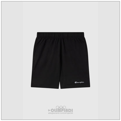 Pantaloncini Bermuda Uomo Champion - 221806 Neri | French Terry