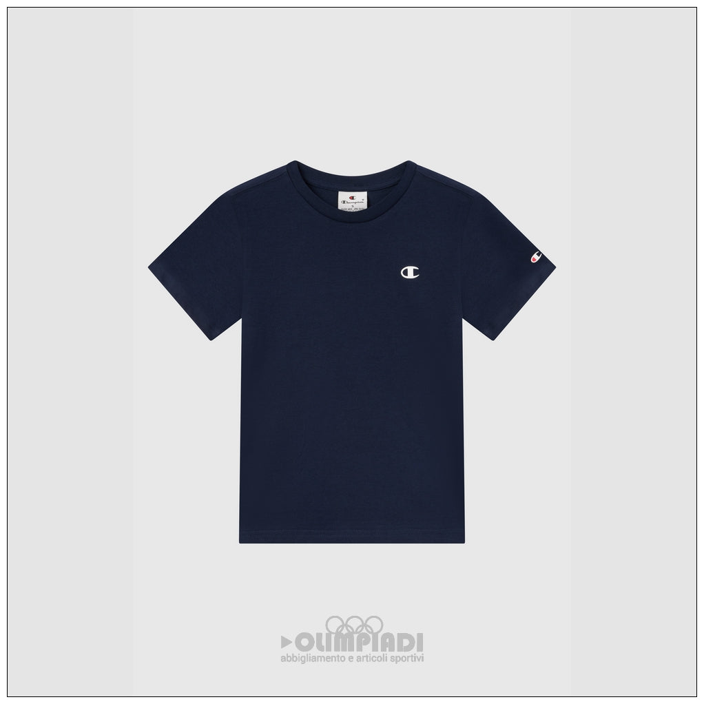 Set 2 T-Shirt Bambino Champion - 306581 Blu Navy | Puro Cotone