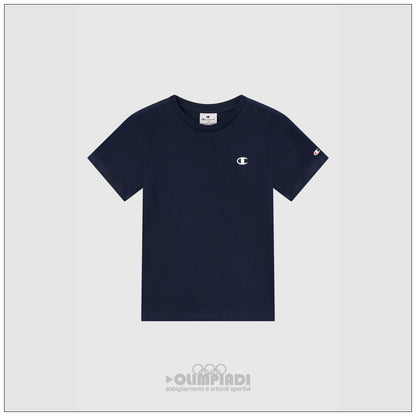 Set 2 T-Shirt Bambino Champion - 306581 Blu Navy | Puro Cotone