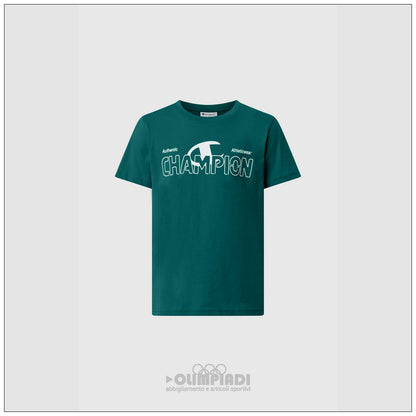 T-Shirt Bambino Champion - 307553 Verde Chiaro | Logo