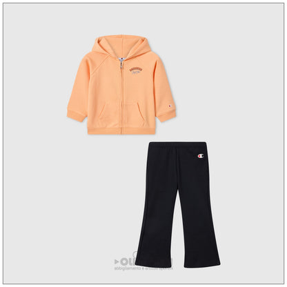 Completo Estivo Bambina Champion - 405368 Arancione e Nero | Set 2 Pezzi