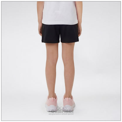 Pantaloncini Corti Bambina Champion - 405374 Neri | Logo Colorato