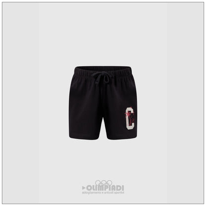 Pantaloncini Corti Bambina Champion - 405374 Neri | Logo Colorato