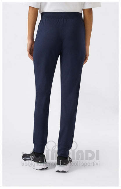 Pantaloni Tuta Donna Champion - 118095 Blu Navy | Polsini a Costine