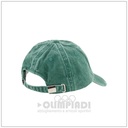 Cappellino Fila Ponticello Dad Cap - FCU0175 Verde Jeansato | Con Visiera