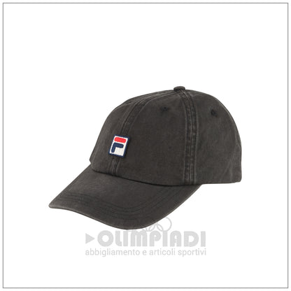 Cappellino Fila Ponticello Dad Cap - FCU0175 Nero | Con Visiera
