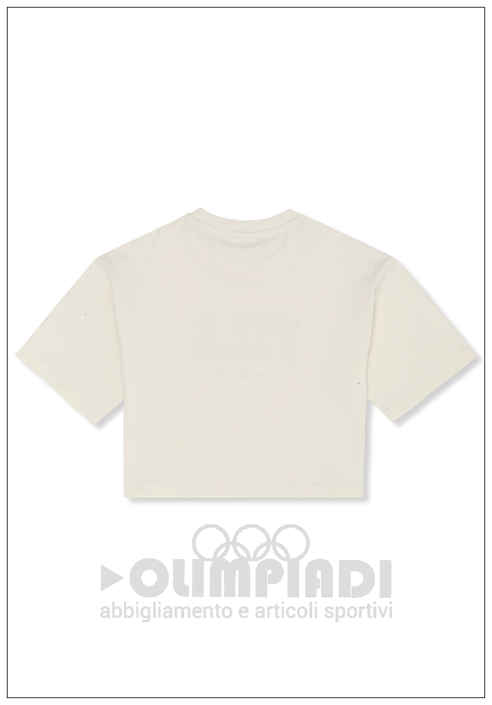 T-Shirt Cropped Ragazza Fila Rifredi - FAT0832 Bianca | Boxy Fit
