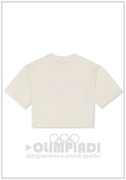 T-Shirt Cropped Ragazza Fila Rifredi - FAT0832 Bianca | Boxy Fit