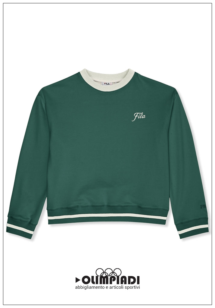 Felpa Girocollo Ragazza Fila Marlia - FAT0844 Verde | Stile College