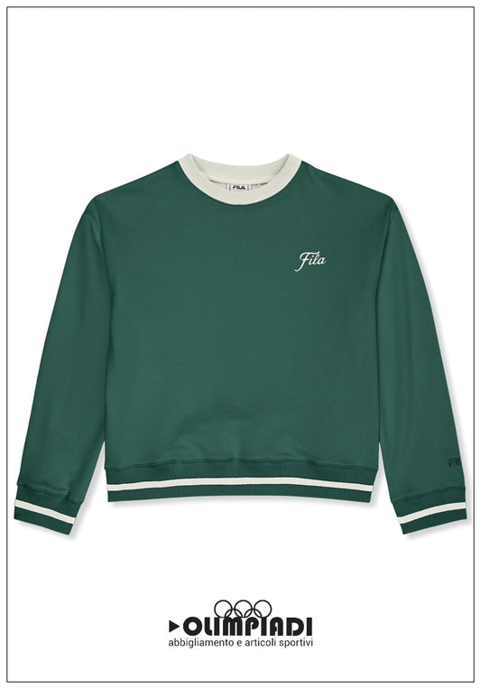 Felpa Girocollo Ragazza Fila Marlia - FAT0844 Verde | Stile College