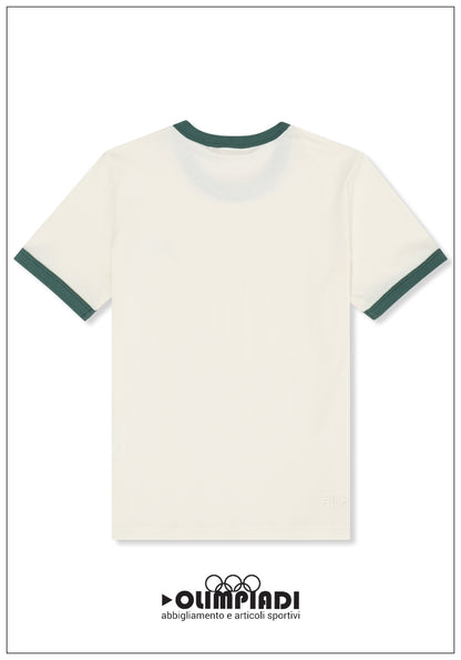 T-Shirt Ragazza Fila Marlia Ringer - FAT0846 Panna | Bicolor