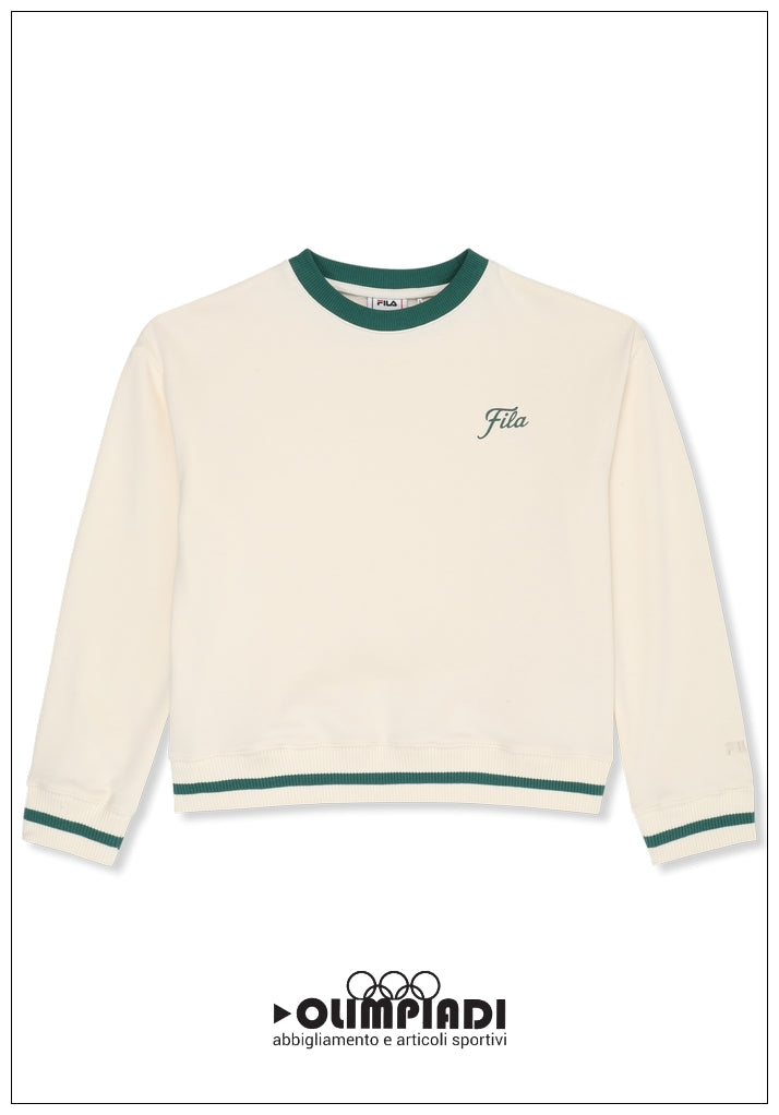 Felpa Girocollo Ragazza Fila Marlia - FAT0844 Panna | Stile College