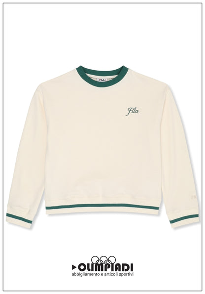 Felpa Girocollo Ragazza Fila Marlia - FAT0844 Panna | Stile College