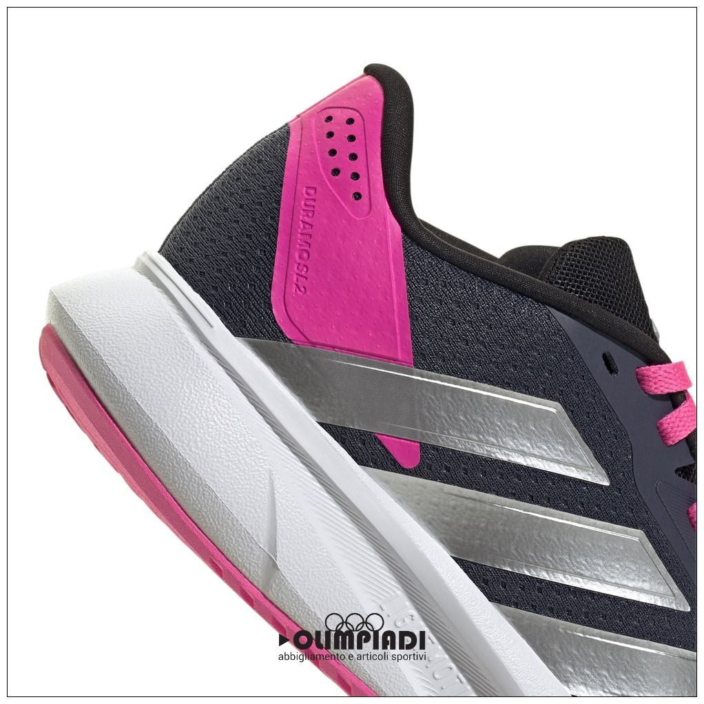 Scarpe Adidas Duramo SL 2.0 J - JQ3019 Grigio/Fucsia | Ragazza