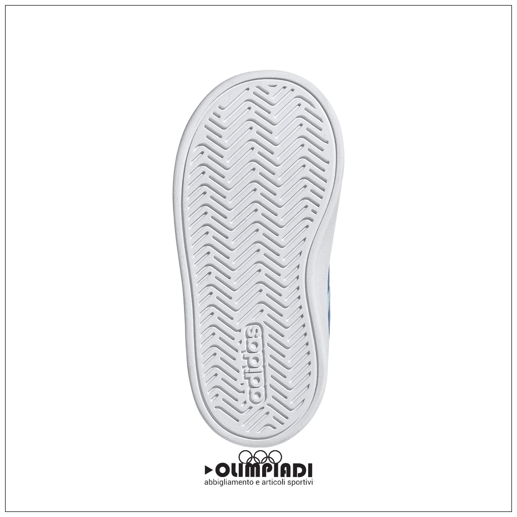 Scarpe Adidas Grand Court 2.0 CF I - HP3536 Bianco/Azzurro | Neonato
