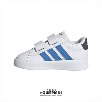Scarpe Adidas Grand Court 2.0 CF I - HP3536 Bianco/Azzurro | Neonato