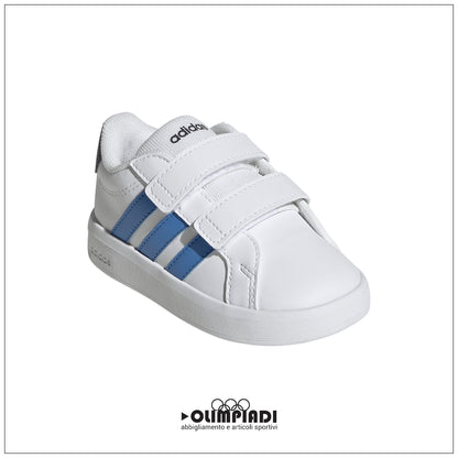 Scarpe Adidas Grand Court 2.0 CF I - HP3536 Bianco/Azzurro | Neonato