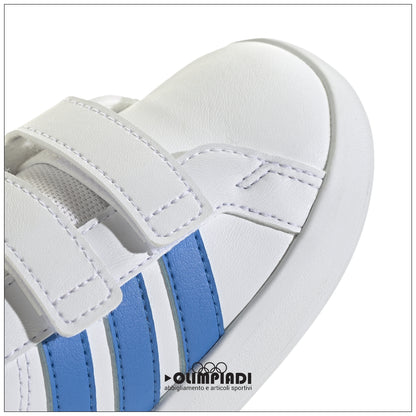 Scarpe Adidas Grand Court 2.0 CF I - HP3536 Bianco/Azzurro | Neonato
