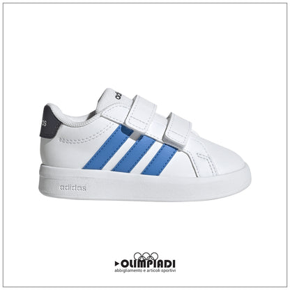 Scarpe Adidas Grand Court 2.0 CF I - HP3536 Bianco/Azzurro | Neonato