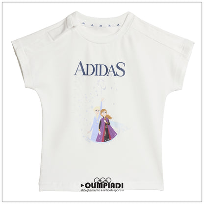 Set Neonato Adidas Disney Frozen Summer Set - JZ3553 Bianco Glicine