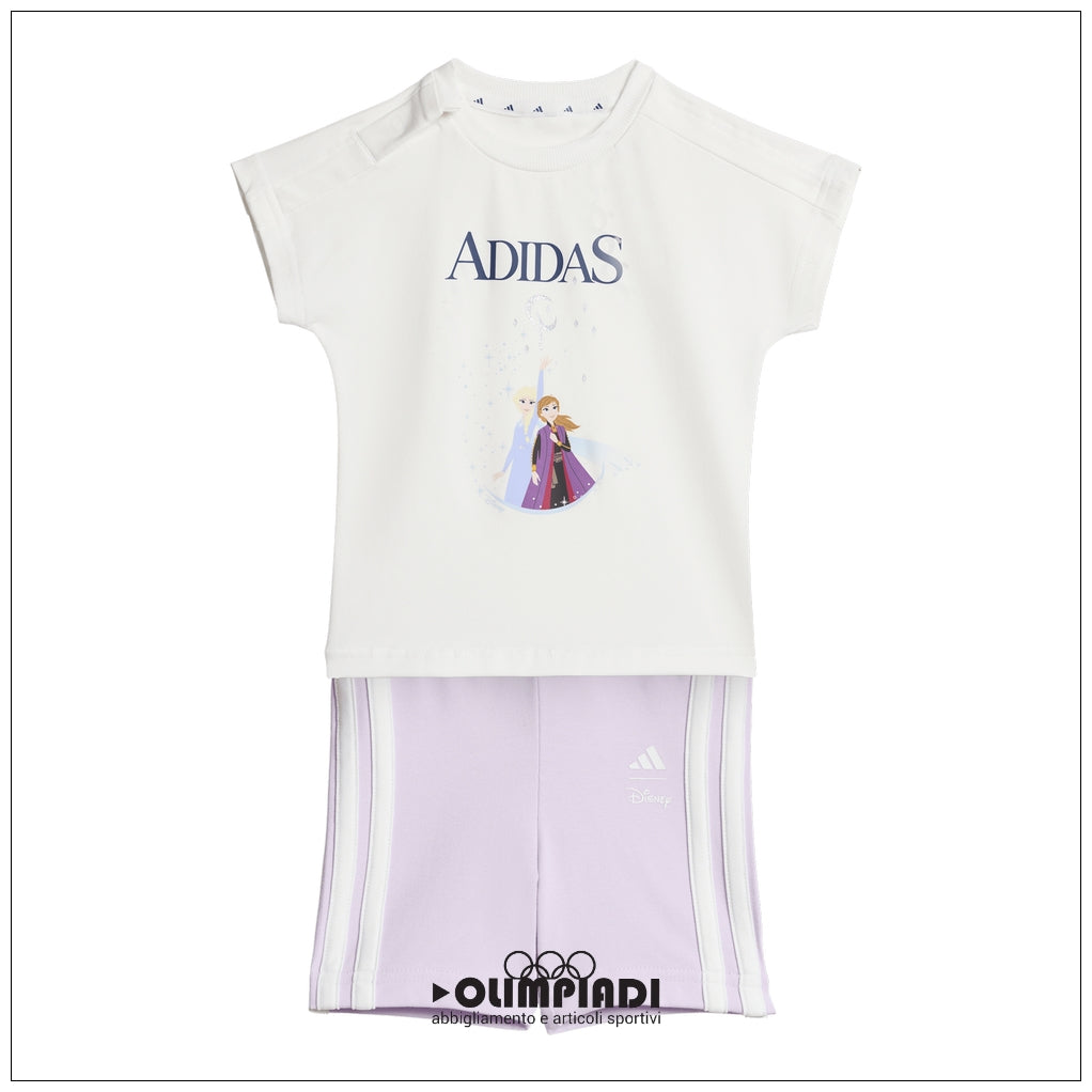 Set Neonato Adidas Disney Frozen Summer Set - JZ3553 Bianco Glicine