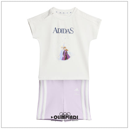 Set Neonato Adidas Disney Frozen Summer Set - JZ3553 Bianco Glicine