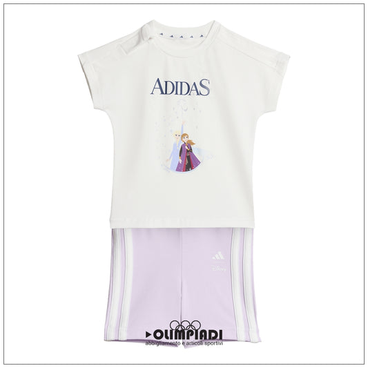 Set Neonato Adidas Disney Frozen Summer Set - JZ3553 Bianco Glicine