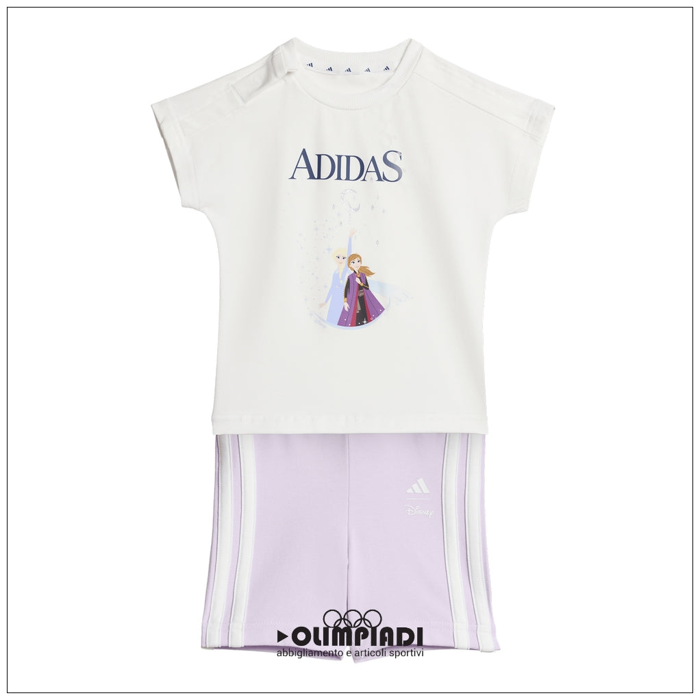 Set Neonato Adidas Disney Frozen Summer Set - JZ3553 Bianco Glicine