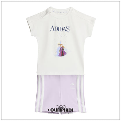 Set Neonato Adidas Disney Frozen Summer Set - JZ3553 Bianco Glicine