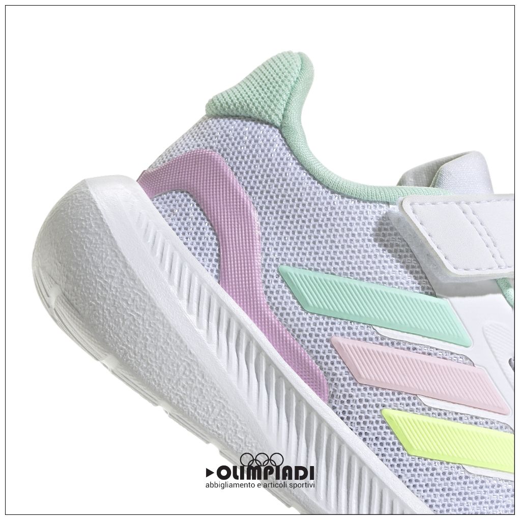 Scarpe Adidas Runfalcon 5 EL I - JP5158 Bianco | Neonato