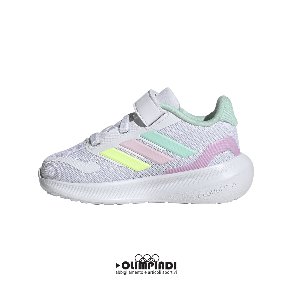 Scarpe Adidas Runfalcon 5 EL I - JP5158 Bianco | Neonato