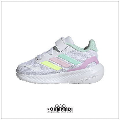 Scarpe Adidas Runfalcon 5 EL I - JP5158 Bianco | Neonato
