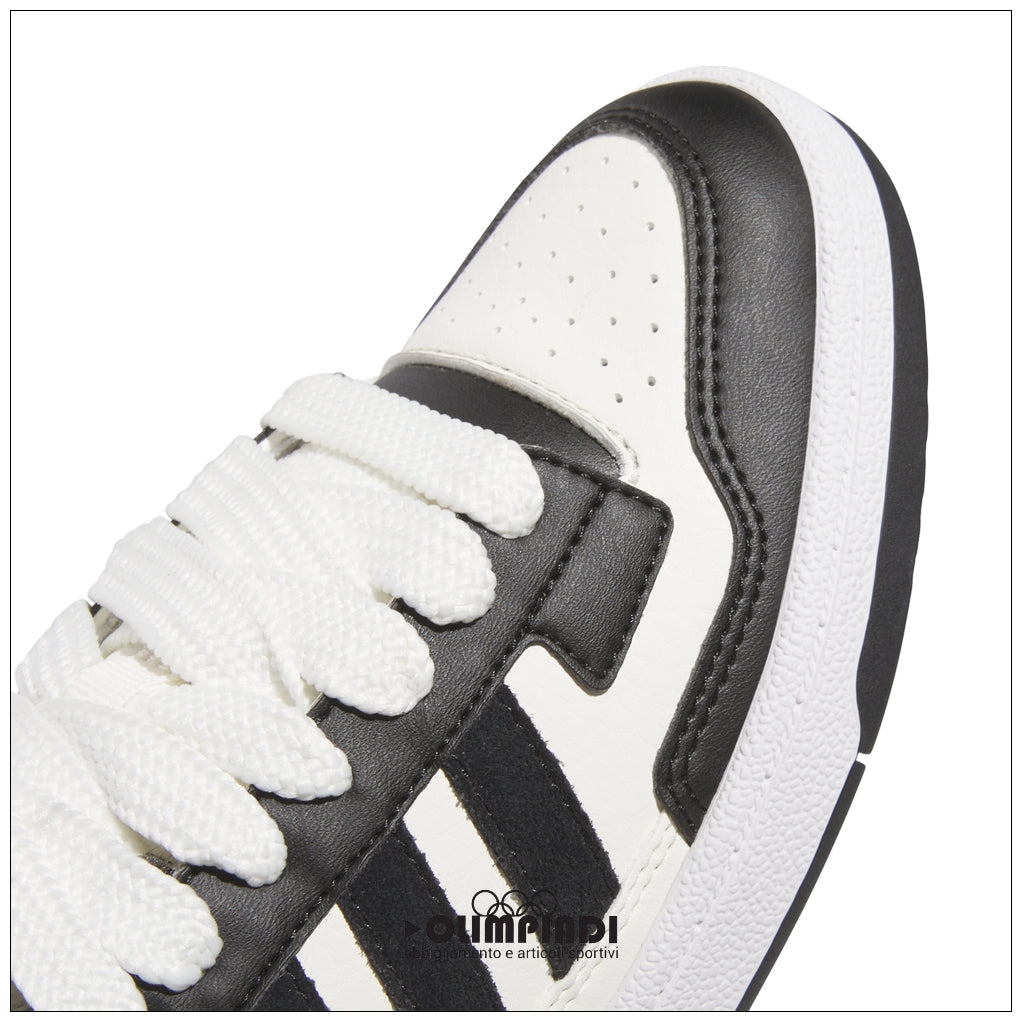 Scarpe Adidas Rapid Court Low J - JR0166 Bianco/Nero | Junior