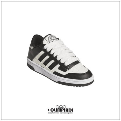 Scarpe Adidas Rapid Court Low J - JR0166 Bianco/Nero | Junior