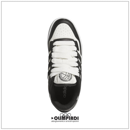 Scarpe Adidas Rapid Court Low J - JR0166 Bianco/Nero | Junior
