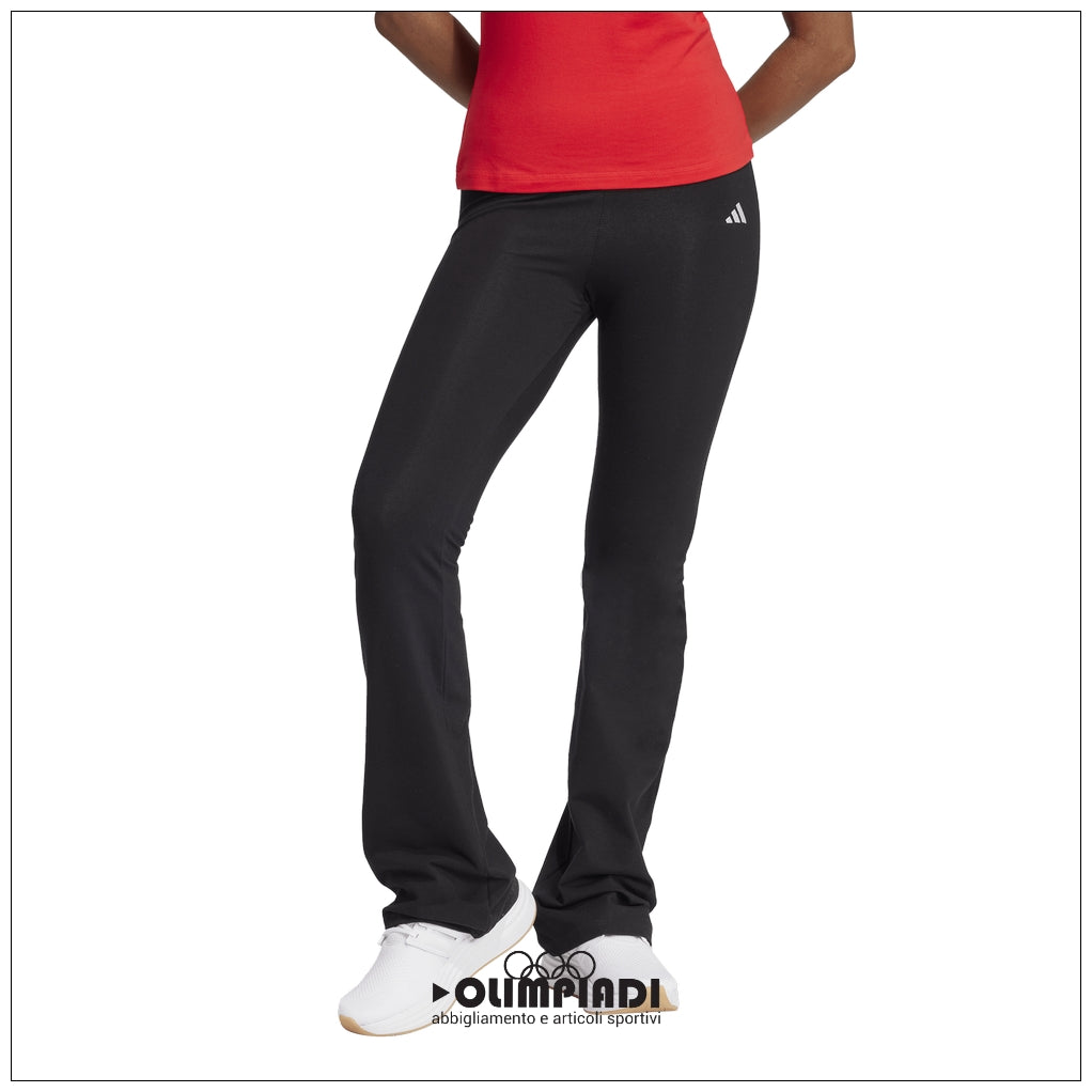 Leggings Adidas Essentials Small Logo Flared - JD9961 Nero | Donna