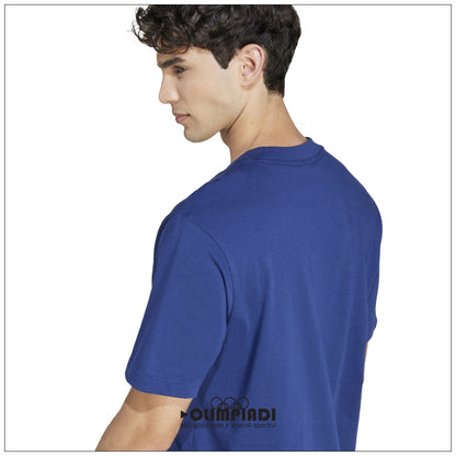 T-Shirt Adidas M SL SJ T - JF1093 Blu | Slim Fit Uomo