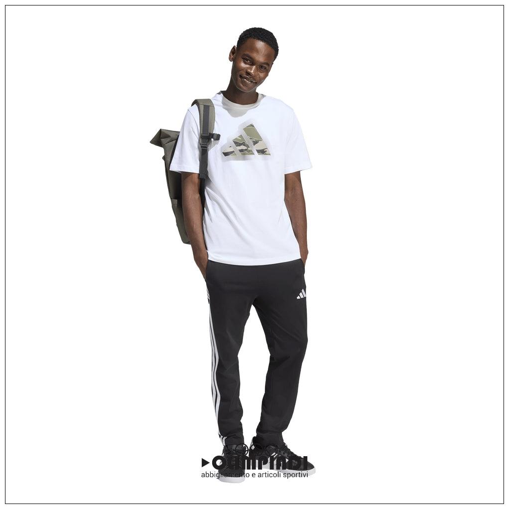 T-Shirt Uomo Adidas Camo Modern Logo - JZ7493 Bianco
