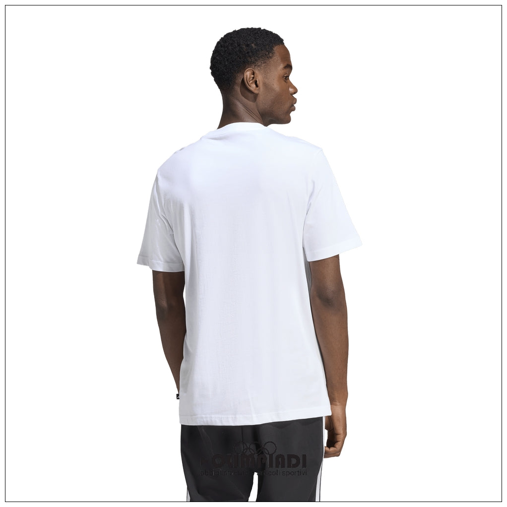 T-Shirt Uomo Adidas Camo Modern Logo - JZ7493 Bianco