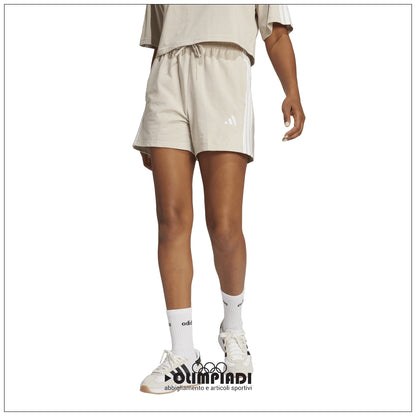 Pantaloncini Adidas W 3S SJ SHO - JE1195 Beige | Donna