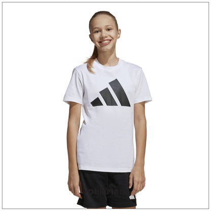 Completo Estivo Ragazzo Adidas Big Logo Set - JC9715 Bianco/Nero