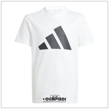 Completo Estivo Ragazzo Adidas Big Logo Set - JC9715 Bianco/Nero