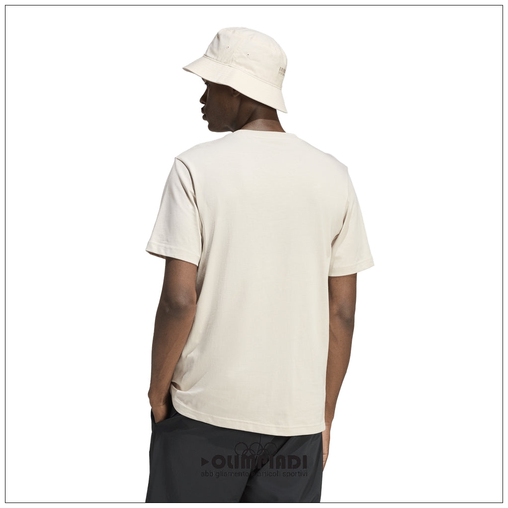T-Shirt Uomo Adidas Camo Modern Logo - JZ7495 Beige