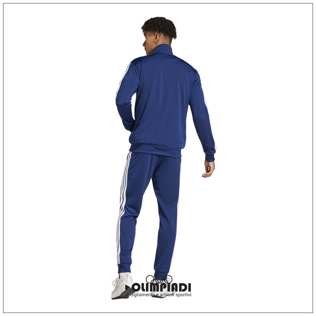Tuta Uomo Adidas 3-Stripes Tricot Tracksuit - JI8859 | Blu