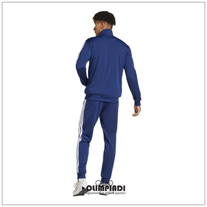 Tuta Uomo Adidas 3-Stripes Tricot Tracksuit - JI8859 | Blu