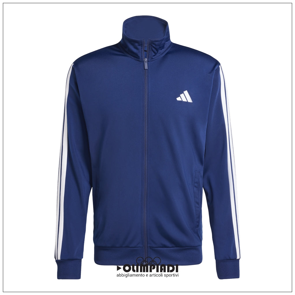 Tuta Uomo Adidas 3-Stripes Tricot Tracksuit - JI8859 | Blu